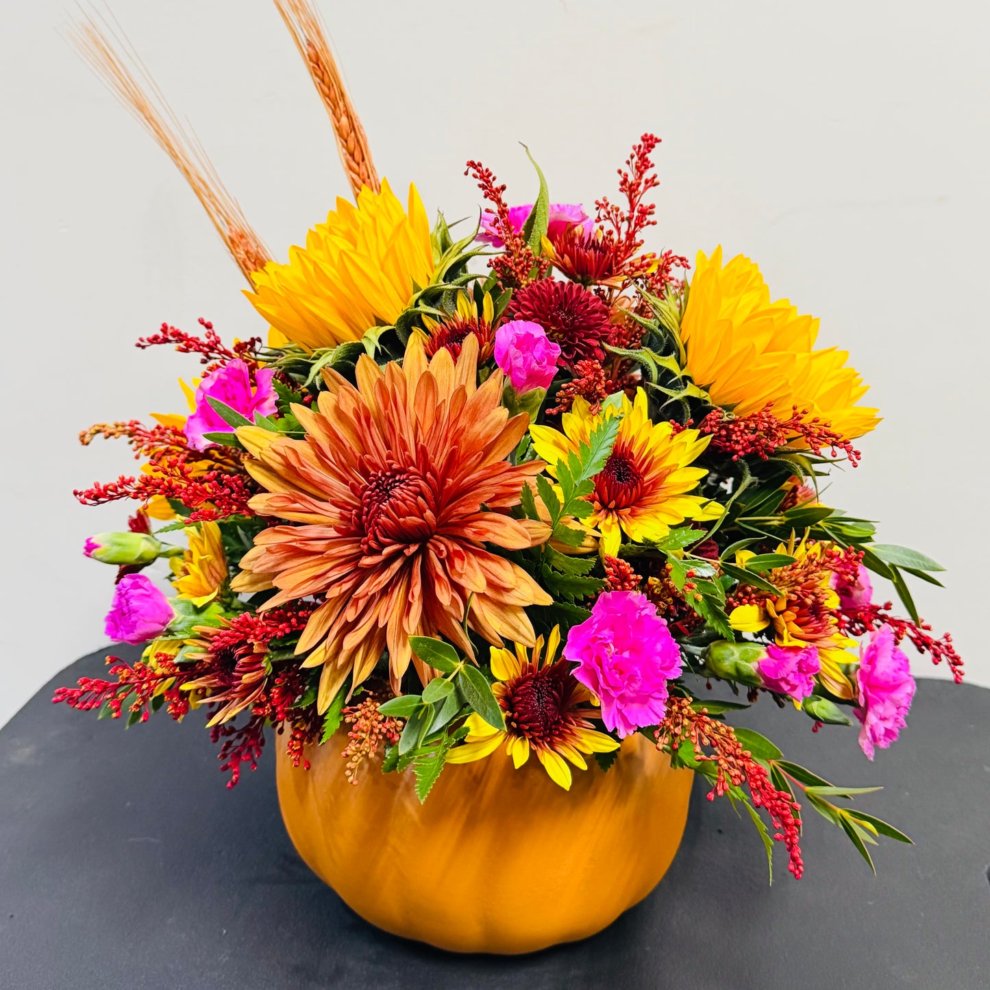 Fall Pumpkin Arrangement