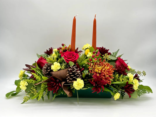 Giving Thanks Candle Centerpiece