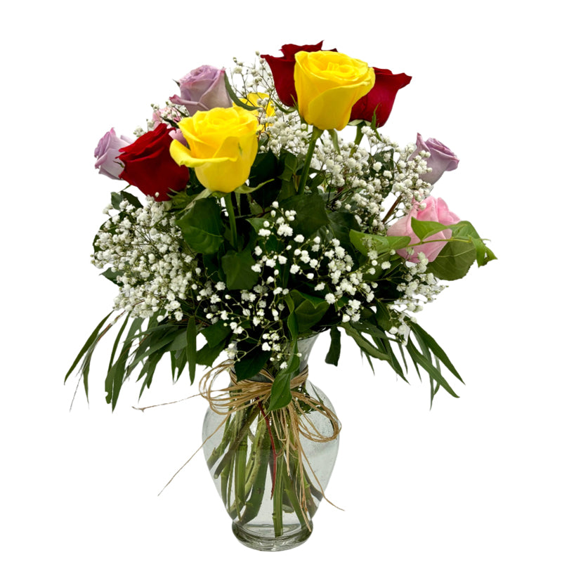 Unified Roses Dozen Premium Mixed Roses – Gabriella's Nursery & Florist